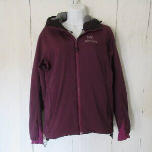 Arc'Teryx Jacket M Medium Purple Hooded Zip Up